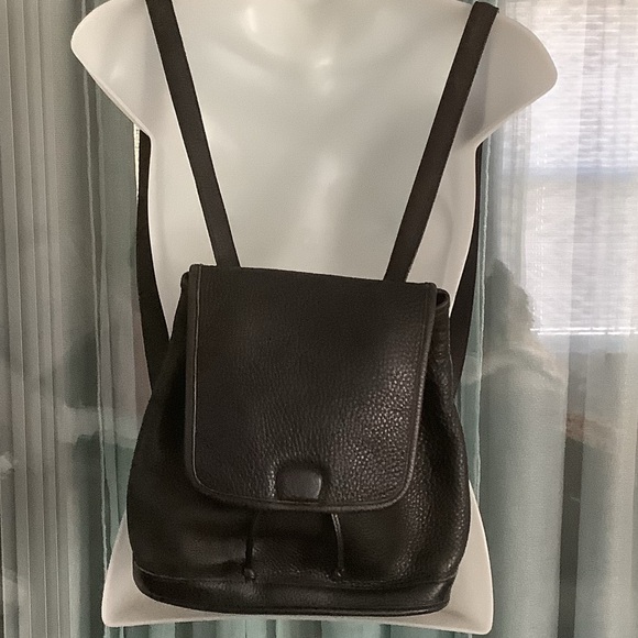 COACH VINTAGE LEATHER PEBBLE DRAWSTRING BACKPACK - Picture 3 of 16